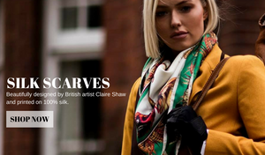 Claire Shaw Silk Scarves
