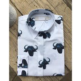 Gibson and Birkbeck Buffalo Print Shirt
