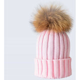 Amelia Jane Single Fur Pom Pom hat