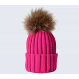 Amelia Jane Single Fur Pom Pom hat