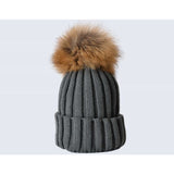 Amelia Jane Single Fur Pom Pom hat