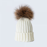 Amelia Jane Single Fur Pom Pom hat