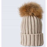 Amelia Jane Single Fur Pom Pom hat