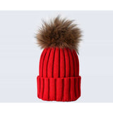 Amelia Jane Single Fur Pom Pom hat