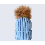 Amelia Jane Single Fur Pom Pom hat