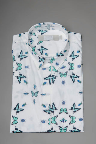 Gibson and Birkbeck Butterfly and beetle shirt