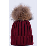 Amelia Jane Single Fur Pom Pom hat