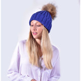 Amelia Jane Single Fur Pom Pom hat