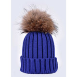 Amelia Jane Single Fur Pom Pom hat