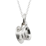 Lily Charmed Silver Teacup Bracelet